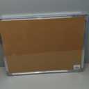 BIBOC Cork Bulletin Board,Cork Board,Felt Board, Pin Board, Notice Board, Memo Board for Homes or Offices,18 X 24 Inches, Silver Aluminium Frame