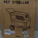 Large Dog Stroller for Medium & Large Dogs up to 350 lbs,Foldable Pet Wagon
