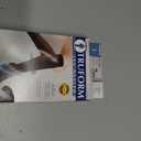 Truform Sheer Compression Stockings, 15-20 mmHg, Women's Knee High Length, Open Toe, 20 Denier, Ivory, Medium