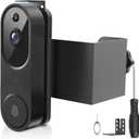 Anti-Theft Doorbell Mount No Drill Compatible with Orbitell Video Doorbell, Adjustable Mounting Bracket Holder Accessories for Apartment Rentals, Enhanced Protection Doorbell Mount Bracket