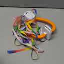 Interactive Cat Toy,Automatic Cat Toy for Indoor Cats,Hanging Door Clip Ribbon 360 Rotation,Feather & Rainbow Cat Stimulating Ribbons Cat Toys for Bored Adult/Kitten Exercise