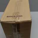 Paper Plate Dispenser, Paper Plate Holder for Kitchen Counter, Wood Rustic Silverware Utensil Caddy, Cutlery Flatware Organizer Box for Cups Spoons Forks Plates Napkins, Kitchen Accessories (Black)