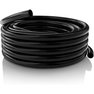 Alpine Corporation 1 Inch Inside Diameter and 100 Feet Long PVC Tubing for Ponds, Fountains and Waterfalls Circulations, Black
