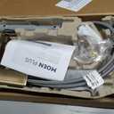Moen Revyl Bronzed Gold One-Handle Single Hole Modern Bathroom Sink Faucet with Optional Deckplate and Spring Loaded Drain Assembly, 84771BZG