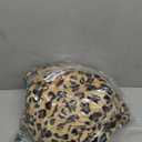 Kicpot Leopard Onesie Costume for Adults Hooded Cheetah Jumpsuit One‑Piece Animal Halloween Cosplay, L