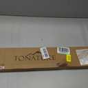 Tonature No Drill Cellular Shades for Indoor Windows, Thermal Insulating & Noise Reducing Honeycomb Blinds, Cordless Free Stop Blinds Light Filtering, White,46 1/2" W x 80" H