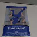 Copper Knee Braces for Men and Women (2 pack) -Knee Supports Copper Compression Knee Sleeve for Knee Pain, Arthritis, Sports and Recovery Support (Large)