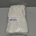 Cable Knit Christmas Stockings Kits Solid Color White Ivory Classic Decorations 18" (18inch 2PCS, White)