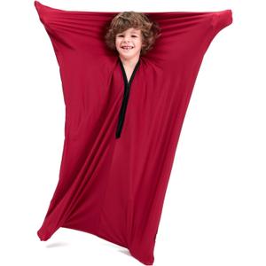 SANHO Sensory Sock Body Sock,Medium,Perfect for Children with Sensory Processing Disorder,Updated Version,Wine Red SANHO Sensory Sock Body Sock,Medium,Perfect for Children with Sensory Processing Disorder,Updated Version,Wine Red