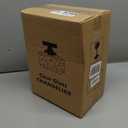 Industrial Semi Flush Mount Ceiling Light, 800 Lumen LED Bulb Included, Seeded Glass Shade Farmhouse Light Fixture for Hallway Corridor Kitchen Bathroom Bedroom Passway (Large)