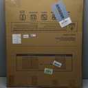 Cumbor 34" Extra Tall No Bottom Bar Baby Gate for Stairs, Wall Mounted Dog Gate Indoor for Larger Pets, Expandable 29.2-43" Safety Gate for Doorways, Wide Walk Thru Door for Easy Access (Black)