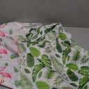 2 Pcs Large Travel Laundry Bag Waterproof with handle Washable Dirty Clothes Bag for Traveling Wet Dry Bag Bathing Suit Workout Bag for Gym Clothes Laundry Wet Clothes Swimming Pool College Dorm (Green Leaf +Flamingo)