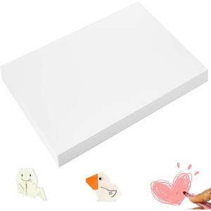 100 Sheets Arts Craft Paper for Drawing 12” x 17” White Construction Paper for Coloring, Creating, School Art Project Supplies, Standard Weight