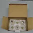 FLSNT G16.5 Dimmable LED Candelabra Bulbs 60W Equivalent, LED E12 Chandelier Light Bulbs, 550LM, CRI90, 5.5W, AC 120V, 6 Pack, 2700K Soft White