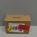 2PCS Koville Italian Natural Marble Soap Dish for Shower, Multi-Color Stone Soap Tray for Bathroom, Bar Soap Holder for Sink, Stripe Grooves Soap Saver Sponge Holder (White/Brown Random) (Palissandro Classico White)