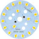 uxcell LED Chip Bulb 300mA 9W 18 LEDs 5730 Surface Mounted Devices Module Aluminum Board Warm White Super Bright 50mm Dia for Floodlight