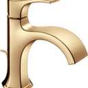 hansgrohe Locarno -Handle -Hole 8-inch Tall Bathroom Sink Faucet in Brushed Bronze, 04810140