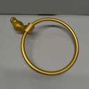 Franklin Brass Gainesville (1-Pack) Hand Towel Holder Satin Gold Towel Racks for Bathroom Wall Round Towel Ring Holder for Bath Towel Hanger for Kitchen, Bathroom Accessories CLWY46-SG