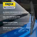 Rain-X 850212 RearView Wiper Blade 12", OEM Replacement Rear Windshield Wiper, Interchangeable Adapter for Easy Installation, All-Weather & All-Season Performance, Composite