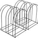 ABOOFAN Iron Hat Rack Stand, 2pcs Woolen Hat Stand Winter Hat Storage Display Rack Wire Hat Holder Baseball Cap Berets Wool Cap Shelf Organizer for Counter Closet Black