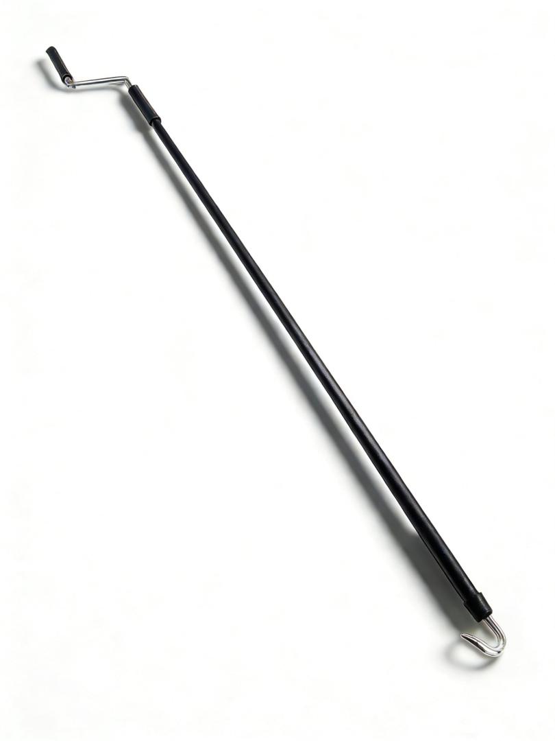 Premium Heavy-Duty Metal Crank Wand 48in, Black