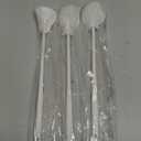 Folded Soft Bristle 360  Silicone Cup Brush Water Bottle Cleaner with Long Handle, Cover Narrow Neck Container Brush Cup (3pcs)