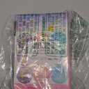 HEJIN 30PCS Tie Dye Party Bags with Stickers, Pink and Purple Small Gift Bags, Mermaid Unicorn Birthday Party Favors Bags for Girls Goodie Bags for Kids Birthday Party, Baby Shower, Halloween, Wedding