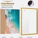 Vintage 24x36 Poster Frame, Antique Gold Photo Frames with Plexiglass Front,Ornate 24x36 Frame Display for Wall Décor,1 Pack,Gold