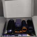 Hair Dryer Brush, 5 in 1 Multi Hair Styler, 110,000 RPM High-Speed Negative Ionic Hair Dryer Fast Drying- Professional Blow Dryer Brush for Curling Volumizing Straightening Waves Styling - Salon Tools (Dark Blue)