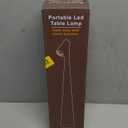 Black Set of 2 Cordless Table Lamps Rechargeable Battery Operated Lamp Touch,Waterproof Desk Lights for Reading,Bedroom, Living Room,Nightstand,3 Levels Brightness