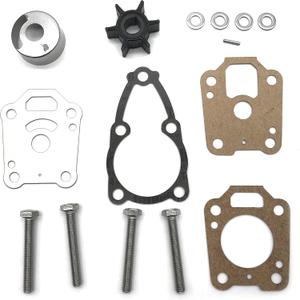 4 5 6 HP Water Pump Impeller Repair Kit for Mercury Quicksilver 16159A03 8M0155395 4HP 5HP 6HP Outboard 2/4-Stroke Nissan Tohatsu 369873220 369873221 369873221M 369873222 Evinrude 5040224 2002-2018