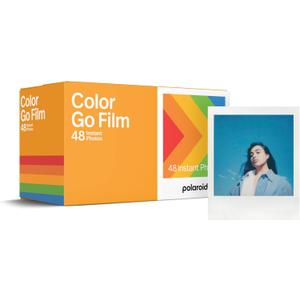 Polaroid Go Color Film - 48 Photos - 3 Double Packs Bulk Film (6212),white frame