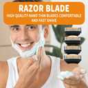 24 Replacement Razor Blades for Men Compatible with Gillette ProGlide &Razor Systems, 5-Blade Refills, Wet Shave, Value Pack, Smooth & Precise