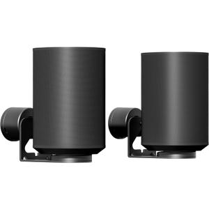 Adjustable Speaker Wall Mount for Sonos Era 100 and Era 300, Flexible Angle Adjustment, Surround Sound Speaker Wall Bracket Compatible with Sonos Era Speakers,1 Pair,Black