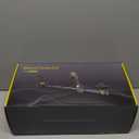 Metal Detector for Adults Professional, Up to 20 Hours of Extended Runtime, Adjustable Retractable Foldable Metal Detector Waterproof High Accuracy Gold Detector, Backlit LCD Display (Black)