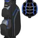 Cart Golf Bag 15 Way Organizer Divider Top Golf Club Bags Lightweight Golf Cart Bags for Men Women with Cooler, Rain Cover