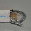 BWE 24-Inch Long Faucet Connector Braided Stainless Steel Supply Hose 3/8-Inch Female Compression Thread x M10 Male Connector, x 2 Pcs (1 Pair)