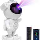 Astronaut Galaxy Projector-Star Projector,Bluetooth Speaker,White Noise, Star and Moon Galaxy Lights for Bedroom with Timer and Remote, Nebula Night Light 360 Adjustable, Starry Space Ceiling Lamp