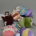 Squishmallows Hybrid Sweets Squad Mini 3.5" Clip On Keychains Plush Doll Set of 6