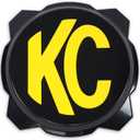 KC HiLiTES 5111 Black Hard Cover with Yellow KC Logo For PRO6 Light (Ea)