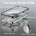 Magnetic for iPhone 17 Case, Built-in Screen Protector Black
