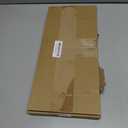 NiHome Now Playing Vinyl Record Stand with LED Light for Music Lovers, Secure Holder for Up to 80 LP Records, Wood & Stainless Steel Vinyl Storage Rack with Adjustable Design, Minimalist Desktop Display