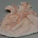 BABESIDE 4 Pcs Reborn Baby Doll Clothes Set for 17-22 Inch Babydolls, Pink Bow Dolls Dress with Hat Headband and Reusable Diaper for Realistic Baby Doll Accessories