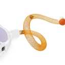 Interactive Cat Toys for Indoor Cats,The 3rd Generation Agile Moving Cat Ball with Elastic Mesh Tail,Automatic Kitten Toys for Bored Indoor Cats (Purple)