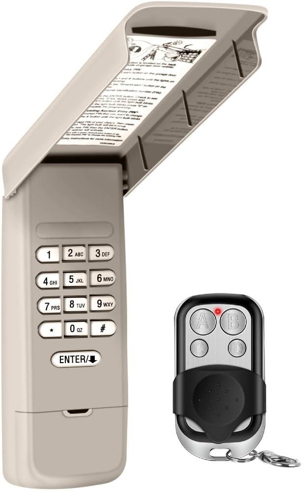 940EV-P2 953EV-P2 Wireless Universal Chamberlain Garage Door Opener Keypad Remote