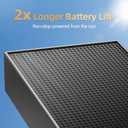 Solar Security Cameras Wireless Outdoor, 2K Battery Powered, Cloud/SD Storage, Built-in Solar, IP65 Waterproof, AI Motion, Color Night Vision, Outside WiFi Cameras for Home Security