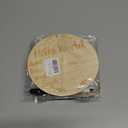 2 x Wooden Baby Announcement Sign, 5.9 Inch Hello World Newborn Birth Sign With Ink Pad Markers for Nursery Name, Birthday, Baby Showers, Photo Props