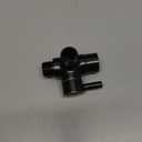 G-Promise Solid Metal Shower Arm Diverter for Hand Held Showerhead and Fixed Spray Head, G 1/2 3-Way Bathroom Universal Diverter System Replacement Part (Oil Rubbed Bronze)