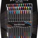 Pentonic Gel Pens, 36 Count, 36 Assorted Colors (Assorted Color, Neon, Pastel & Glitter), Medium & Fine Point, Smooth Writing For Journaling (1002358)