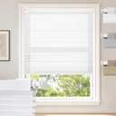 No Drill Cellular Shades Light Filtering Honeycomb Blinds 33Wx36H White